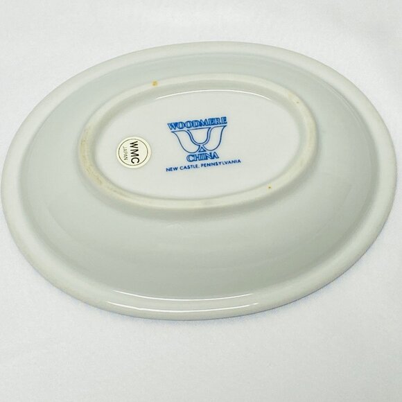 Eau de Gucci Oval Porcelain Soap Dish Floral by Woodmere China Japan - Picture 5 of 9